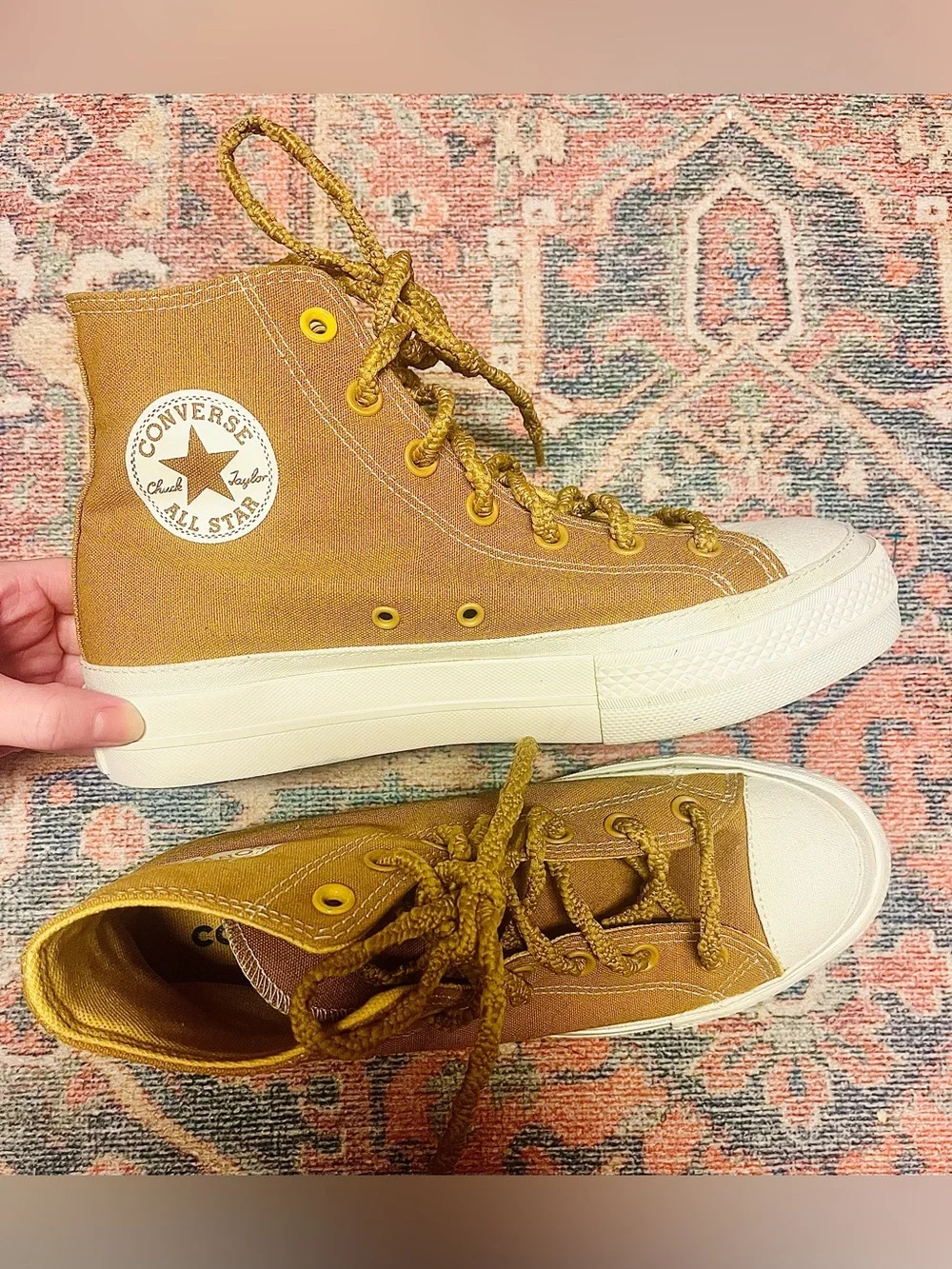 Converse Chuck Taylor High Top All Star Lift Platform Sneakers - Picture 4 of 10